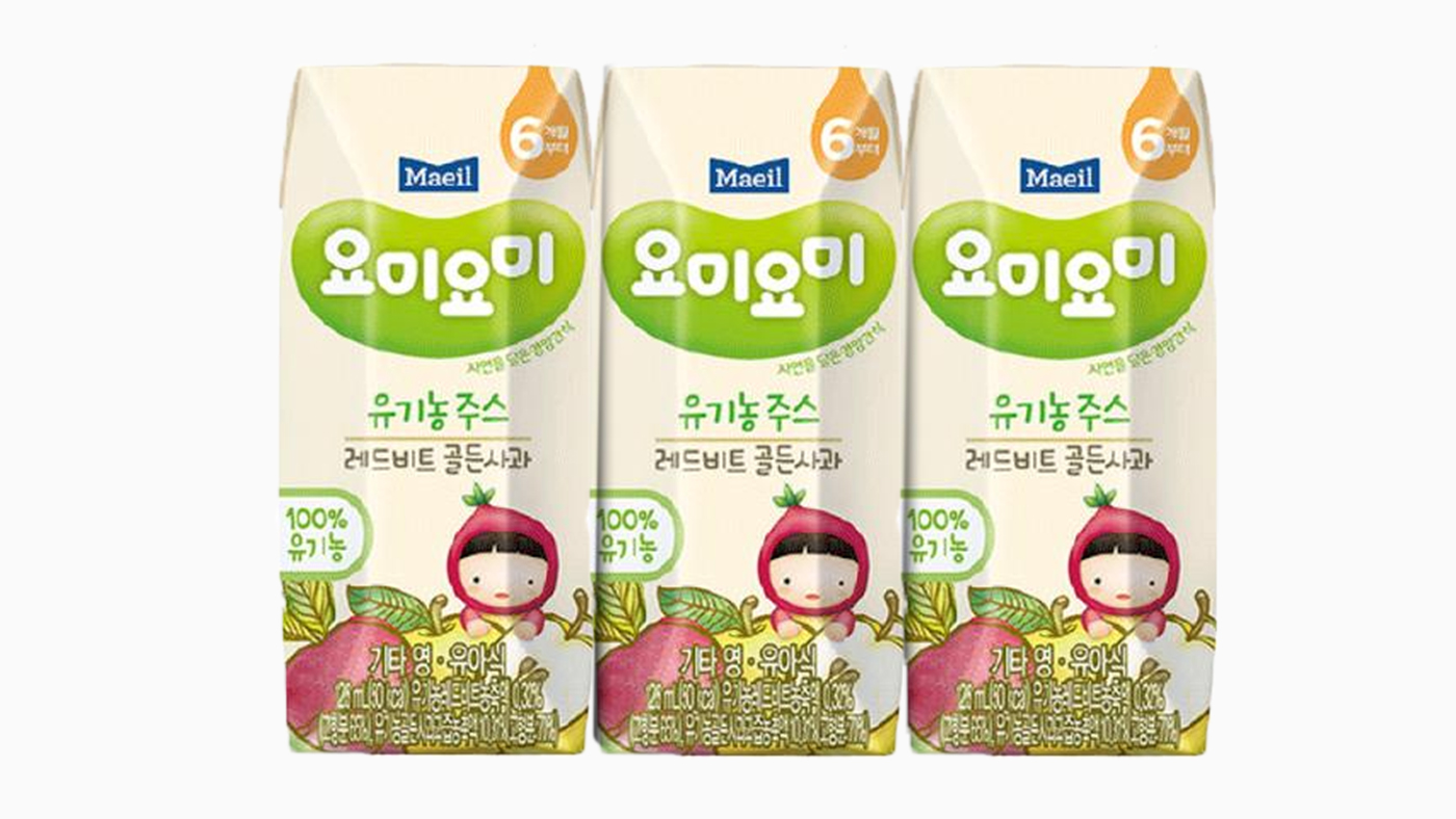 韩国Maeil Yomi Yomi 甜菜苹果有机蔬菜汁